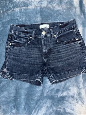 LOFT Dark Indigo Denim Shorts